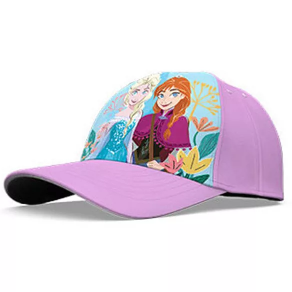Disney Jégvarázs Purple Flowers gyerek baseball sapka 54 cm