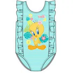   Bolondos dallamok Tweety Blue baba fürdőruha, úszó 12 hó