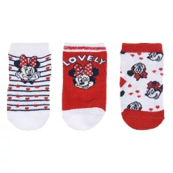 Disney Minnie Lovely White baba zokni 0/6 hó