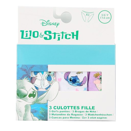 Disney Lilo és Stitch, A csillagkutya Bathing gyerek fehérnemű, bugyi 3 darab/csomag 3 - 4 év / 98 - 104 cm