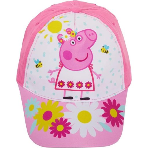 Peppa malac Flower Pink gyerek baseball sapka 54 cm