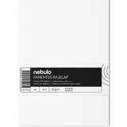 Rajzlap A/4, famentes, 120g, 10 lap/cs, Nebulo