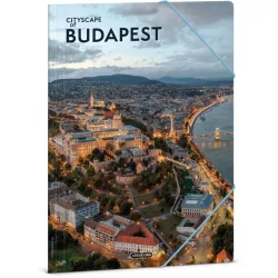 Cityscape gumis mappa A/4, Budapest