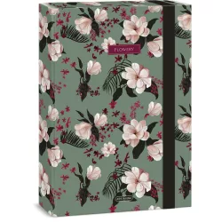 Ars Una füzetbox A/4, Flowery Green