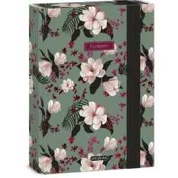 Ars Una füzetbox A/5, Flowery Green