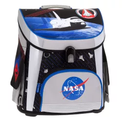   NASA kompakt mágneszáras iskolatáska 41x33x26cm, űrsiklóval