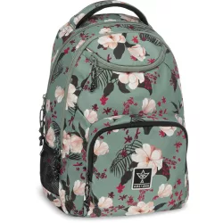   Ars Una hátizsák, iskolatáska, 45x34x26cm, 26l, AU-6, Flowery Green