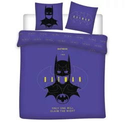   Batman Claim the Night dupla, kétszemélyes ágyneműhuzat 240×220cm, 65x65 cm