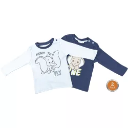 Disney Dumbo Little One baba póló, felső 2 db-os 62/68 cm