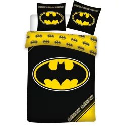 Batman Logo ágyneműhuzat 140×200cm, 70×90 cm