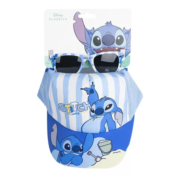 Disney Lilo és Stitch, A csillagkutya Sand napszemüveg és baseball sapka szett