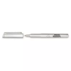 Dekormarker, 1 mm, kúpos, GRANIT M850, fehér