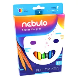 Filctoll készlet, 12 db-os, 1 mm, Nebulo
