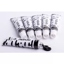 Tempera, 12ml, fekete, Nebulo