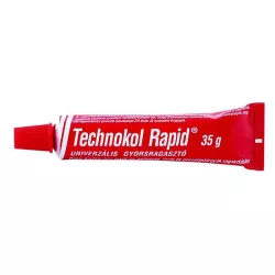Ragasztó, folyékony, 35g, TECHNOKOL Rapid, piros