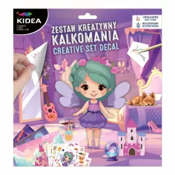   Kreatív képkészítő készlet transzferfóliával, tündéres, Kidea