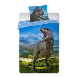 Dinoszaurusz T-Rex ágyneműhuzat 140×200cm, 70×90 cm