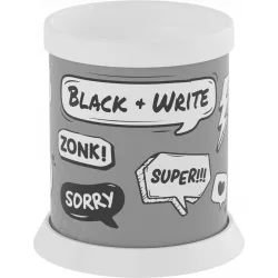 Black and write asztali ceruzatartó, írószertartó, ICO