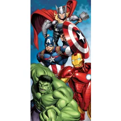   Bosszúállók Power fürdőlepedő, strand törölköző  70x140cm