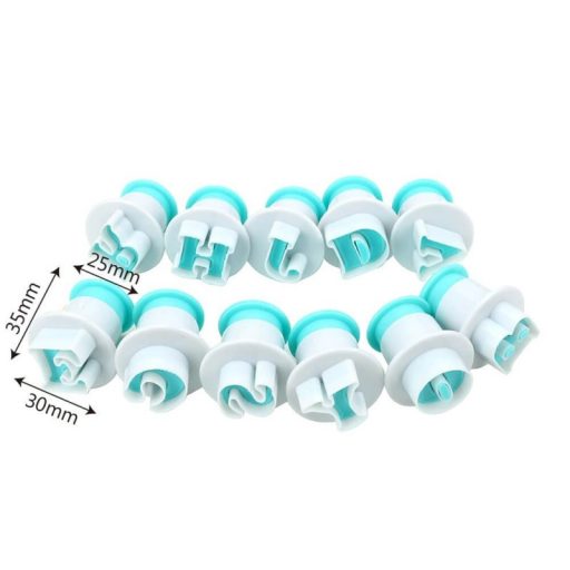 ABC betű szaggató tortadíszítéshez, ABC-s fondant forma