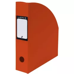 Irattartó papucs A/4, PVC, VERDE, téglaszínű