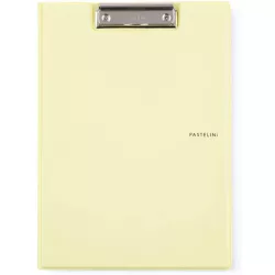   Felírótábla, fedeles, A/4, PVC, PASTELINI, pasztell sárga