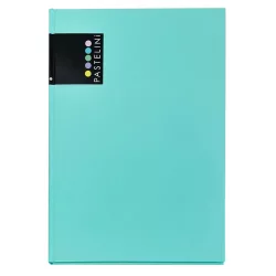  Jegyzetfüzet, notesz A/5, keményfedeles, 96 lapos, vonalas, PASTELINI, pasztell zöld