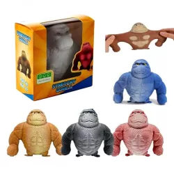   Gorilla antistressz játék, squishy, 10x10x5cm-es dobozban, 250g, többféle