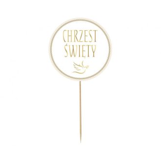 Chrzest Święty torta dekoráció 14 cm