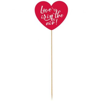 Szerelem Love is in the air Heart papír dekoráció 30 cm