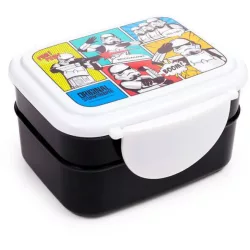   Star Wars ételhordó, uzsonnás doboz szett, evőeszközökkel, Bento, Az Eredeti Stormtrooper