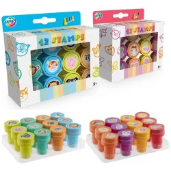   Nyomda szett, 12 db-os, 2 féle változat (állatok és cukiságok)