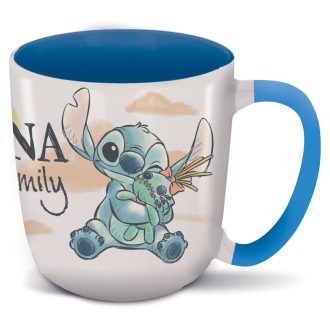   Disney Lilo és Stitch, A csillagkutya Ohana Elite porcelán bögre 380 ml (13 oz) Díszdobozban