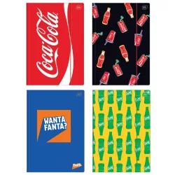 Coca-cola gumis mappa A/4, 4 féle minta