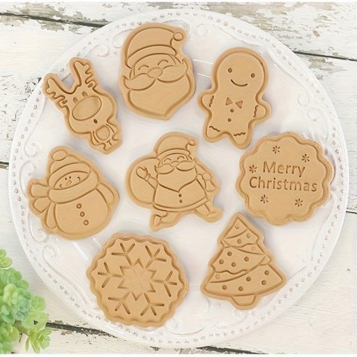 8 darab karácsonyi süti kiszúró