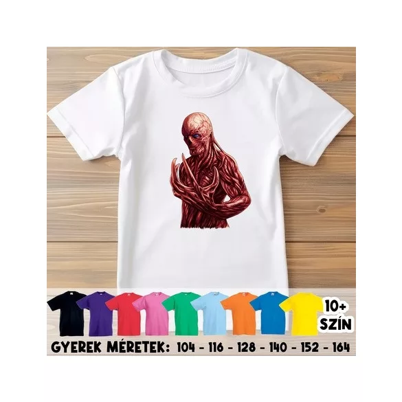 Strangert Things Vecna gyerek póló