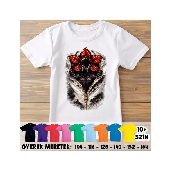 Stranger Things Demogorgon gyerek póló