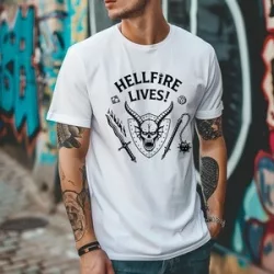 Strangert Things Hellfire lives felnőtt póló