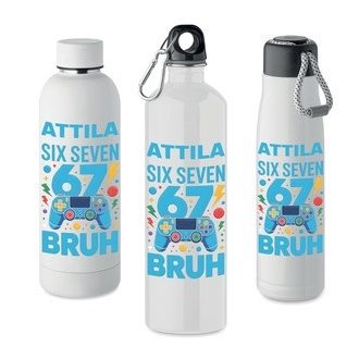 Farmer egyedi neves Six-Seven kulacs, termosz