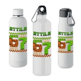 Minecraft egyedi neves six-seven kulacs, termosz