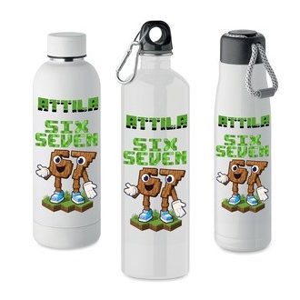 Minecraft egyedi neves six-seven kulacs, termosz